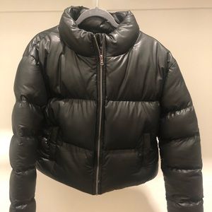 Cropped Puffer Coat